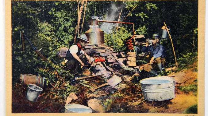 Typical Moonshine Still in the Heart of the Mountains