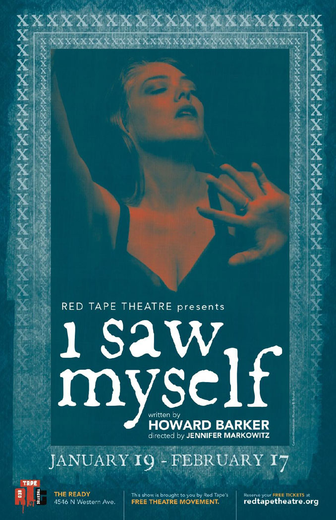Постер к спектаклю “Я видел себя”. Фото - Бриджит Шульц