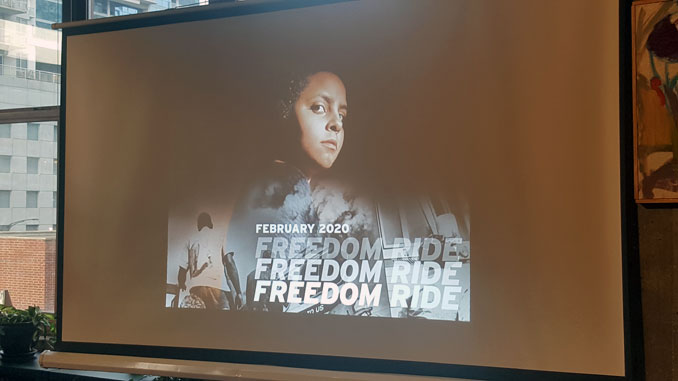 Постер к спектаклю “Маршрут свободы”