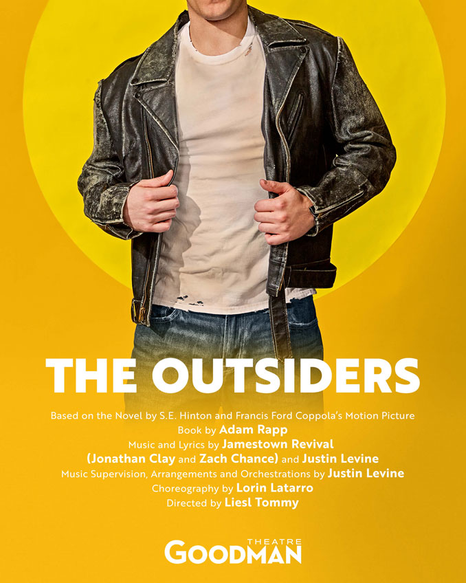 Постер к спектаклю “The Outsiders“. Фото - Goodman Theatre