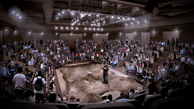 Сцена и зрительный зал будущего театра. Фото - Steppenwolf Theatre