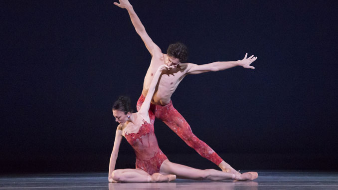 Виктория Джаиани и Тимур Сулуашвили в балете “Колокола” The Joffrey Ballet. Фото - Шерил Менн