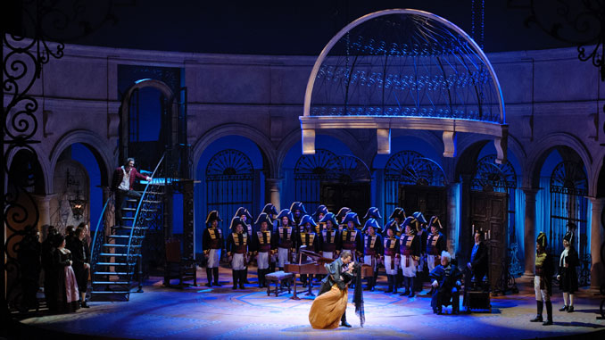 Сцена из оперы “Севильский цирюльник” (Лирик-опера Чикаго). Фото - Роберт Кузел