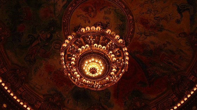 Потолок Парижской оперы. Фото - Сергей Элькин