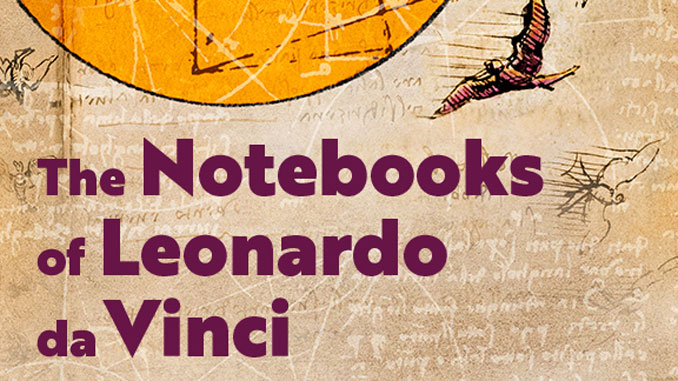 Постер к спектаклю “Записные книжки Леонардо да Винчи”. Фото - Goodman Theatre