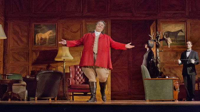 Амброджо Маэстри в спектакле “Фальстаф”. Фото - Кен Ховард/Met Opera