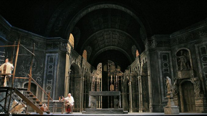 Сцена из спектакля “Тоска” (Опера Сан-Диего). Фото - Кен Ховард
