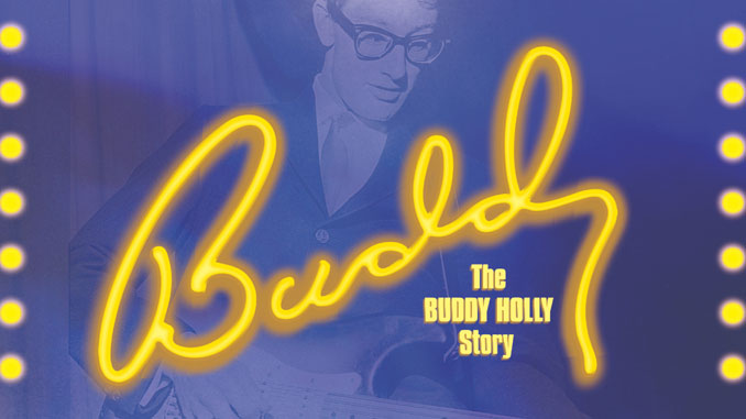 Постер к спектаклю “История Бадди Холли”. Фото - Marriott Theatre