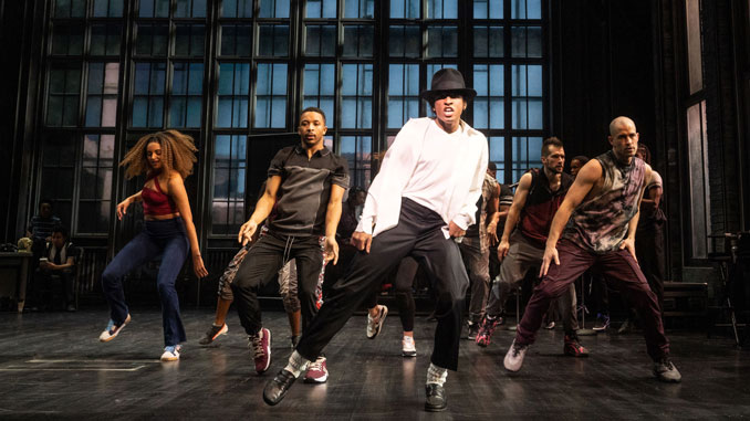 Сцена из мюзикла “MJ”. Бродвей, 2022 год. Фото - Мэтью Мерфи