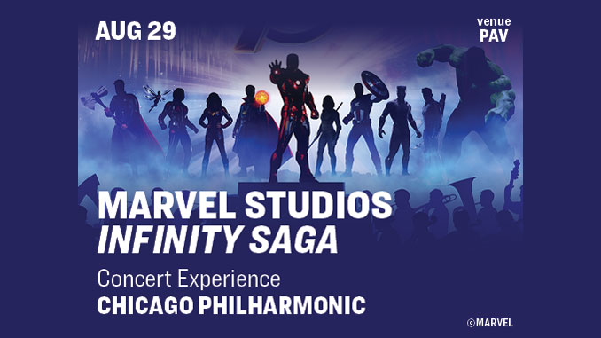 Постер концерта “Marvel Studios’ Infinity Saga Concert Experience”. Фото - Ravinia Festival