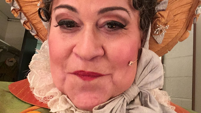 Синди Голд в опере “Дочь полка” в Вашингтонской национальной опере. Фото из личного архива С.Голд