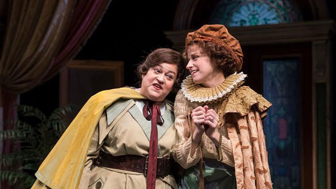 Синди Голд в спектакле “Укрощение строптивой” в Чикагском шекспировском театре. Фото из личного архива С.Голд