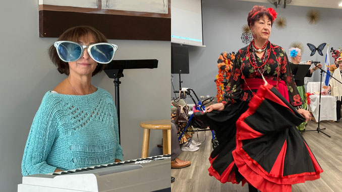 Музыкальный директор Вилинга Диана Кoфман превращает каждое выступление в маленький праздник, поднимая настроение всем вокруг. Фото: В. Крупейченко; Наталия Завалко — танец, который согревает: её энергия поднимает настроение всем вокруг. Фото: Л. Тургель