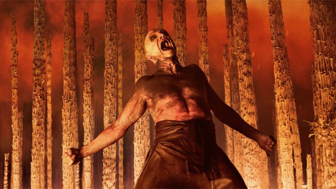 Кадр из фильма “Двадцать восемь лет спустя: храм костей”