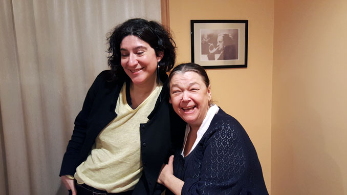 На встрече с Марией Степановой. 12 марта 2017 года. Фото автора