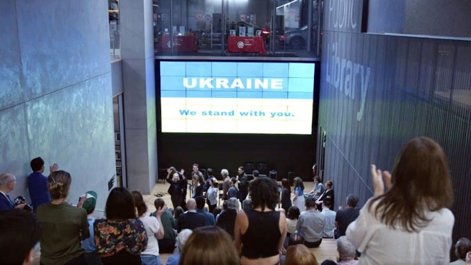 Читка пьес украинских драматургов в помещении Stages on the Sound, Brooklyn. Фото - Worldwide Ukrainian Play Readings