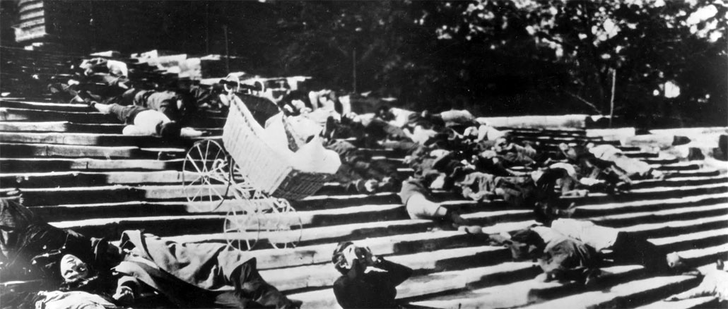 Кадр из фильма “Броненосец Потемкин”