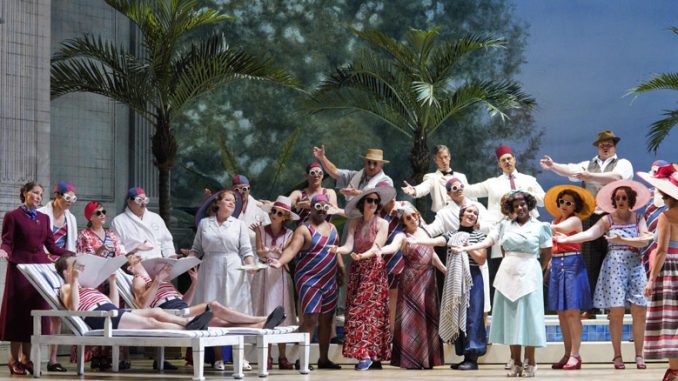 Сцена из спектакля “Так поступают все женщины”. Опера Сан-Франциско (2021 год). Фото - Кори Уивер