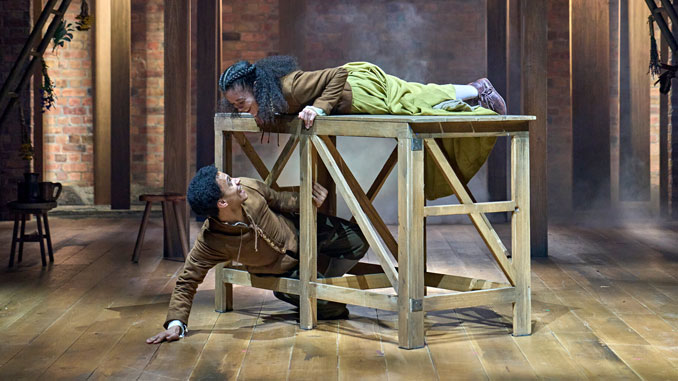 Сцена из спектакля “Хамнет” (Garrick Theatre, Лондон). Фото - Мануэль Харлан