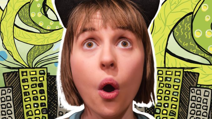 Постер к спектаклю “Китти и бобовый стебель”. Фото - Lifeline Theatre