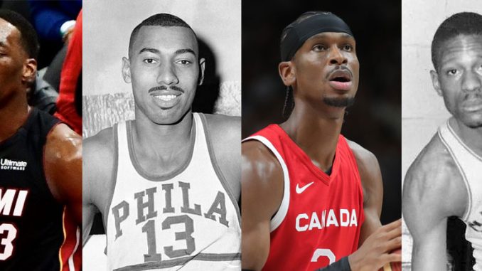 Бэм Адебайо, Уилт Чемберлен, Шей Гилджес-Александер, Билл Рассел