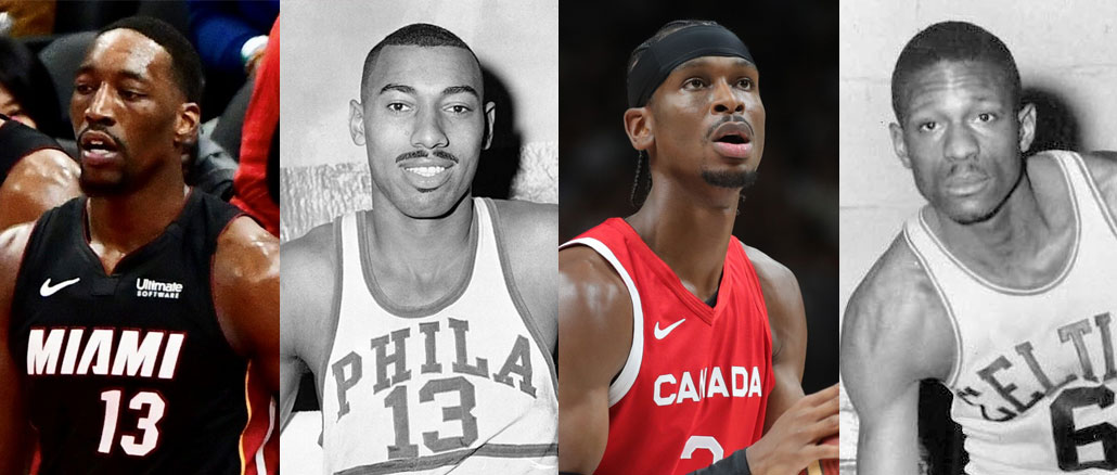 Бэм Адебайо, Уилт Чемберлен, Шей Гилджес-Александер, Билл Рассел