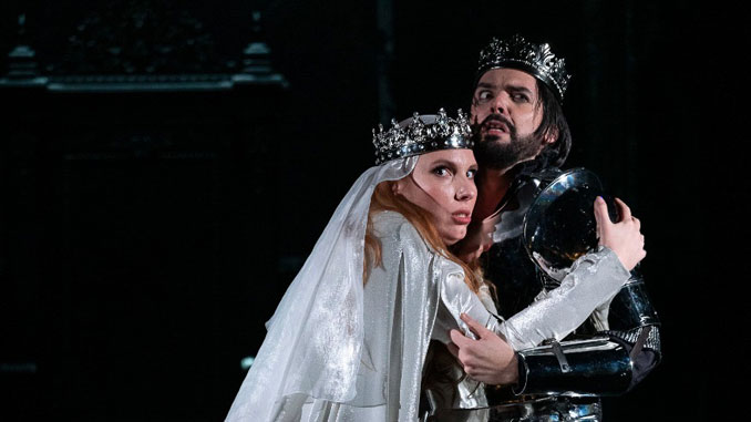 Лидия Фридман - леди Макбет. Сцена из спектакля “Макбет” (Teatro Regio, Турин). Фото из архива певицы