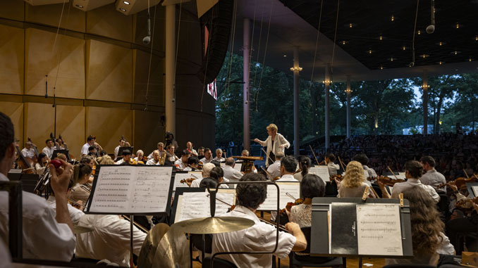 ЧСО под управлением Марин Олсоп (Равиния, 11 июля 2025 года). Фото - Ravinia Festival