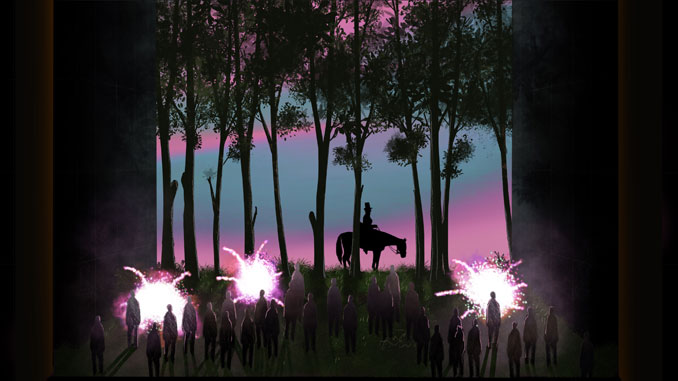 Сцена из спектакля “Линкольн в бардо”. Фото - Metropolitan Opera