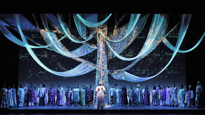 Сцена из спектакля “Омар” (Опера Лос-Анджелеса). Фото - Кори Вевер