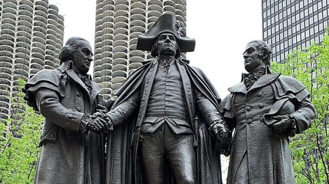 George Washington—Robert Morris—Haym Salomon Monument