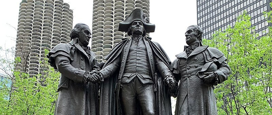 George Washington—Robert Morris—Haym Salomon Monument