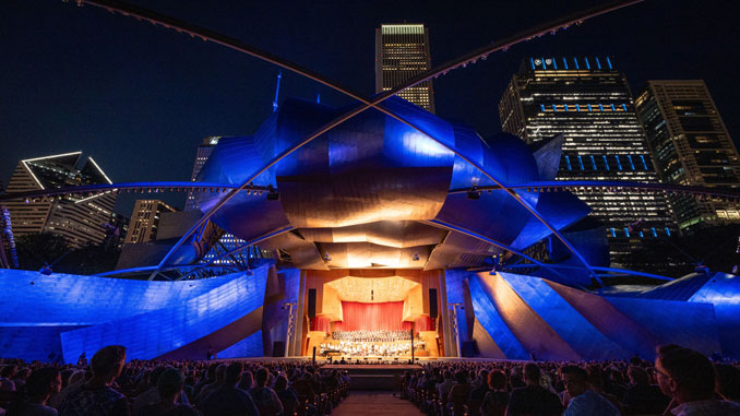 Millennium Park’s Jay Pritzker Pavilion. Фото - Патрик Пышка