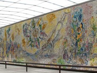 The Four Seasons, 1974. Marc Chagall. 10 South Dearborn Street