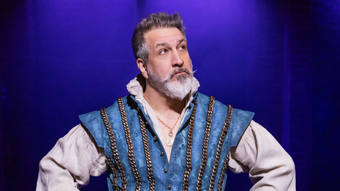 Joey Fatone in & JULIET on Broadway — photo credit Matthew Murphy