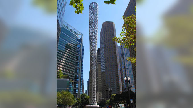 Batcolumn, 1977
Архитектор Claes Oldenburg
Plaza of Harold Washington Social Security Administration Building
600 West Madison Street