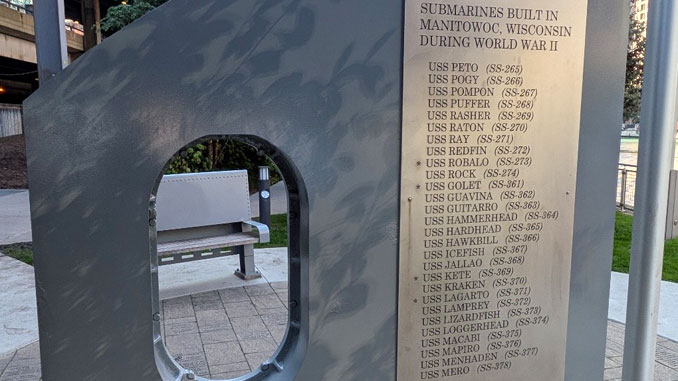 Memorial of 28 Submarines. Joliet, Billie Limacher Bicentennial Park