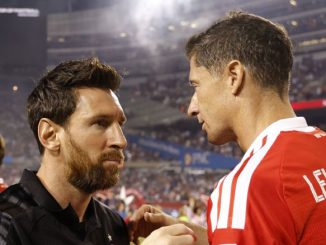 Messi and Lewandowski