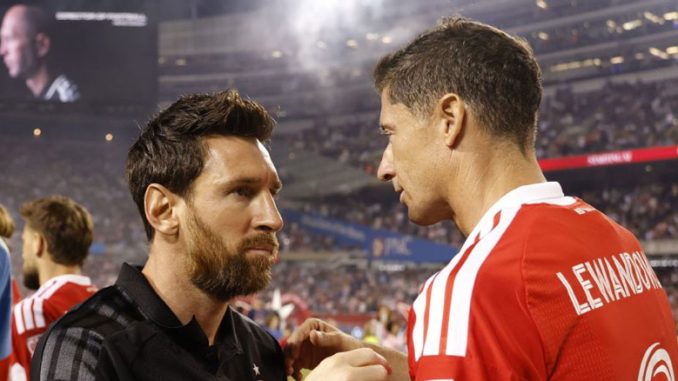 Messi and Lewandowski