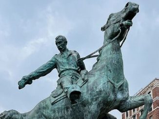 General Philip Henry Sheridan, 1923 Скульптор Gutzon Borglum Lincoln Park Near Sheridan Road at Belmont Avenue and North Lake Shore Drive